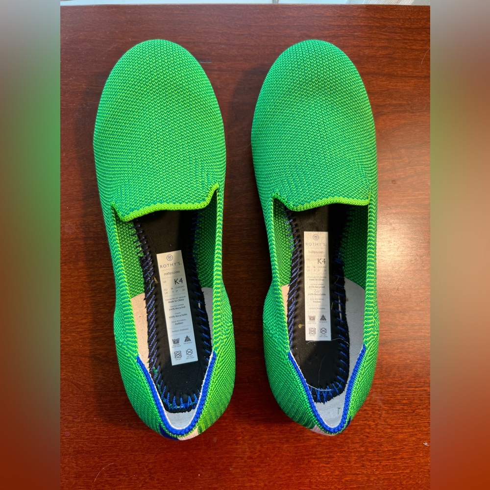 Rothy’s size 4 jellybean loafers